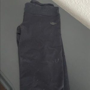 Nfinity black crop leggings